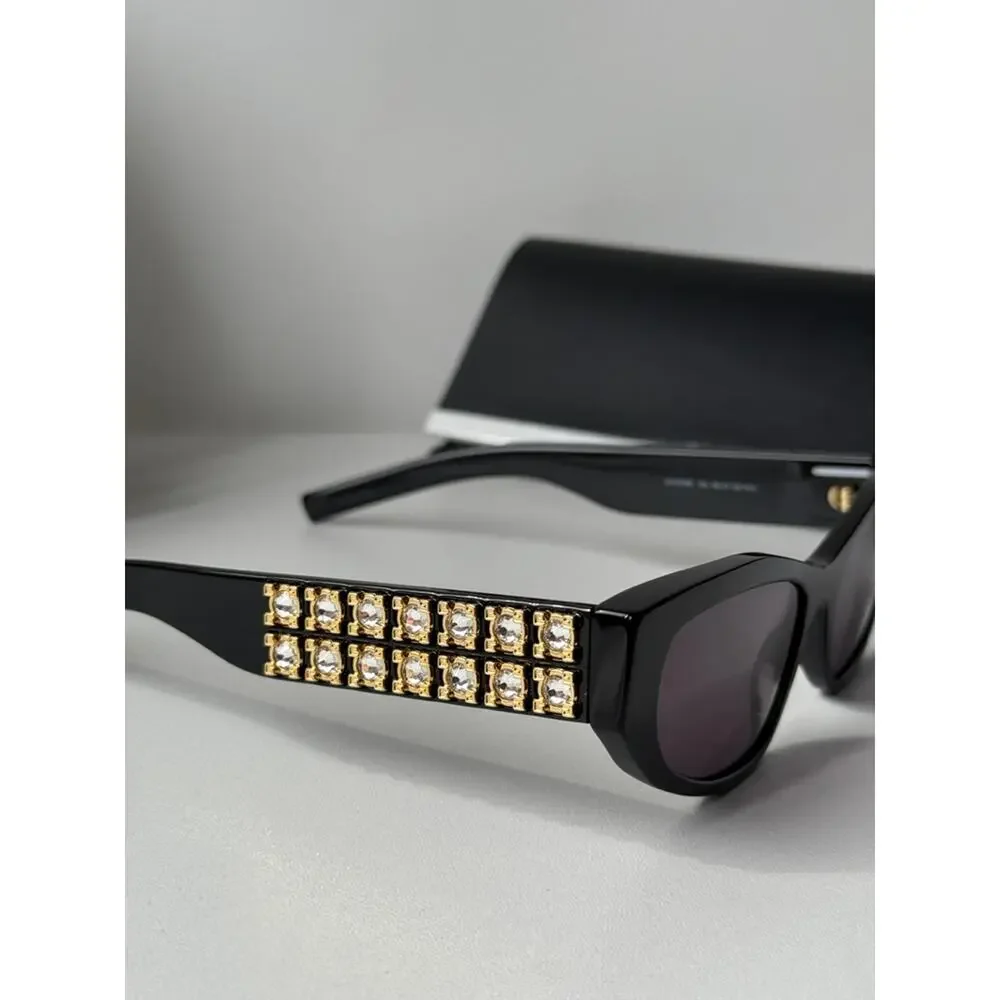 NEW Givenchy GV40078U Cat Eye Black Crystal Sunglasses $700 - Picture 5 of 6